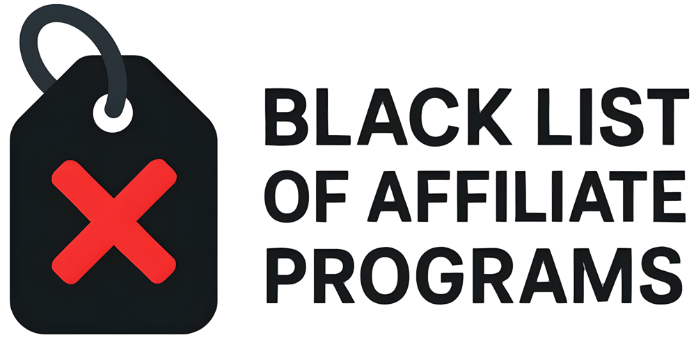 Black List of Affiliate Programs